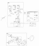 Carburetor Kit - Carburetor Overhaul Rewind Starter Diagram and Parts List for 20C114-0274-E1  Briggs and Stratton Engine